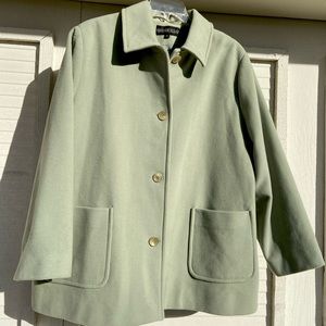 Kristen Blake Pale Green Coat
